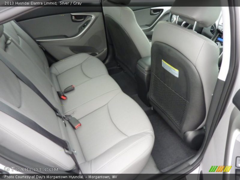 Silver / Gray 2013 Hyundai Elantra Limited