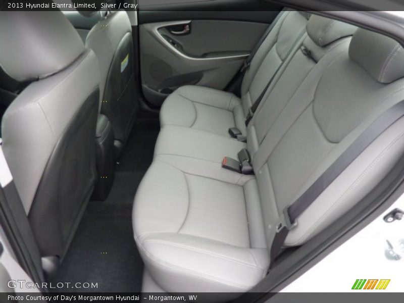 Silver / Gray 2013 Hyundai Elantra Limited