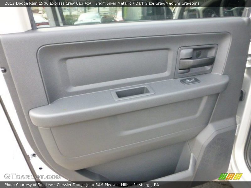 Bright Silver Metallic / Dark Slate Gray/Medium Graystone 2012 Dodge Ram 1500 Express Crew Cab 4x4