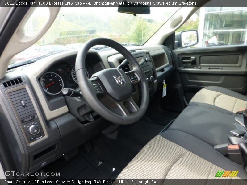Bright Silver Metallic / Dark Slate Gray/Medium Graystone 2012 Dodge Ram 1500 Express Crew Cab 4x4