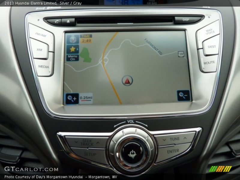 Silver / Gray 2013 Hyundai Elantra Limited