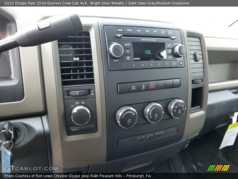 Bright Silver Metallic / Dark Slate Gray/Medium Graystone 2012 Dodge Ram 1500 Express Crew Cab 4x4
