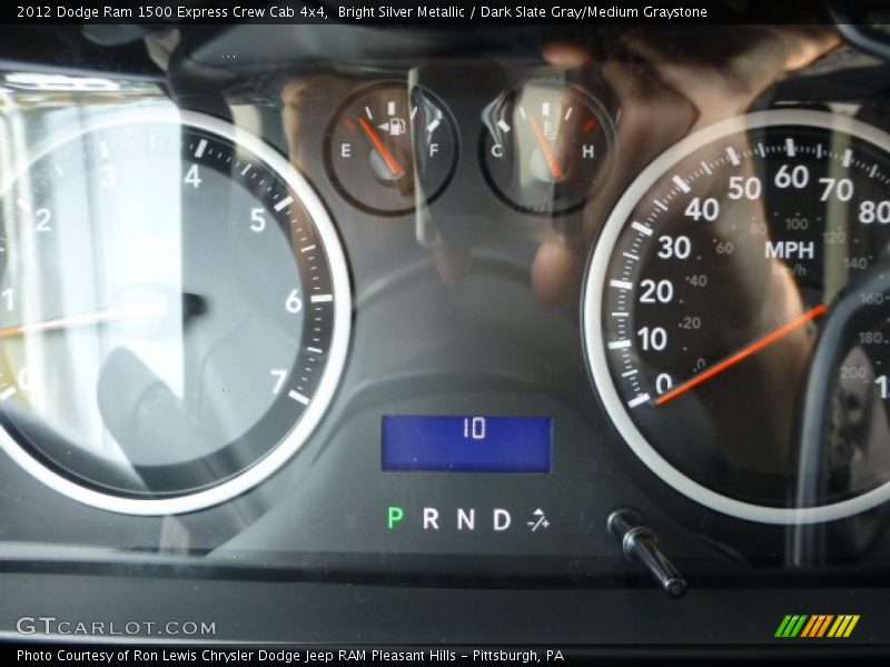 Bright Silver Metallic / Dark Slate Gray/Medium Graystone 2012 Dodge Ram 1500 Express Crew Cab 4x4