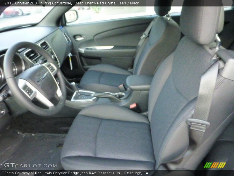 Front Seat of 2013 200 Touring Convertible