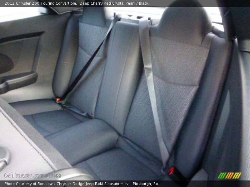 Rear Seat of 2013 200 Touring Convertible