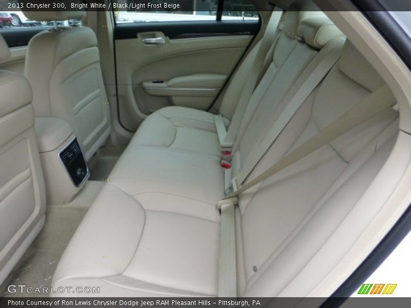 Bright White / Black/Light Frost Beige 2013 Chrysler 300