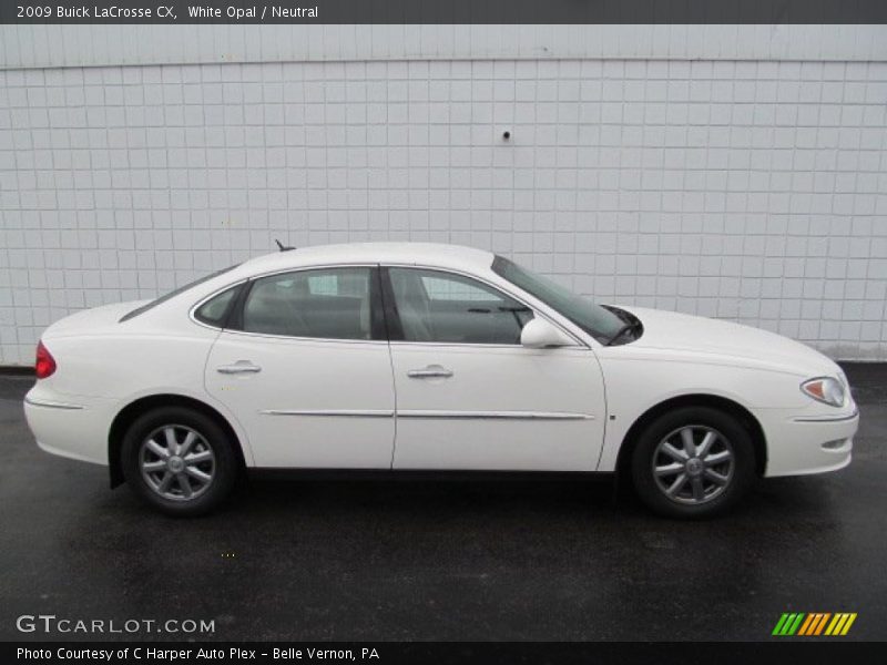 White Opal / Neutral 2009 Buick LaCrosse CX