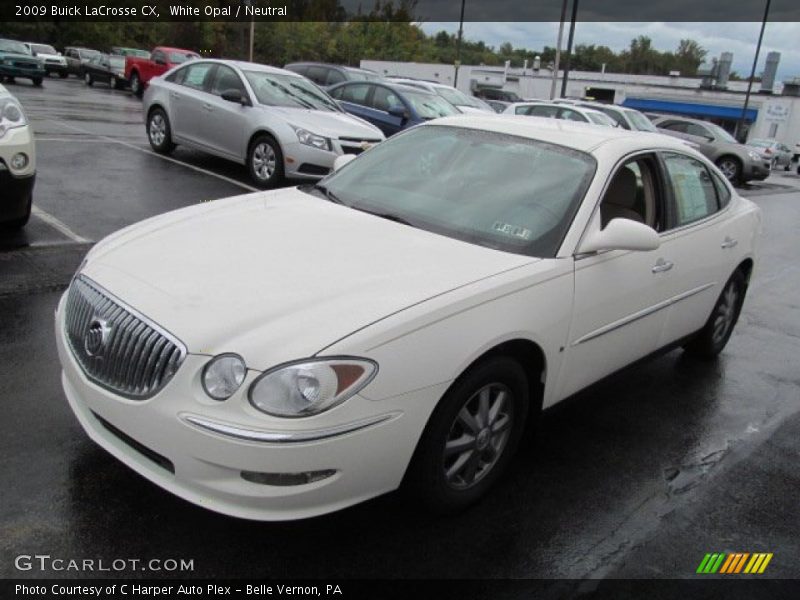 White Opal / Neutral 2009 Buick LaCrosse CX