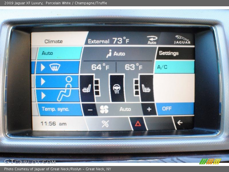 Porcelain White / Champagne/Truffle 2009 Jaguar XF Luxury