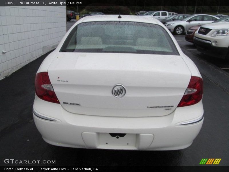 White Opal / Neutral 2009 Buick LaCrosse CX