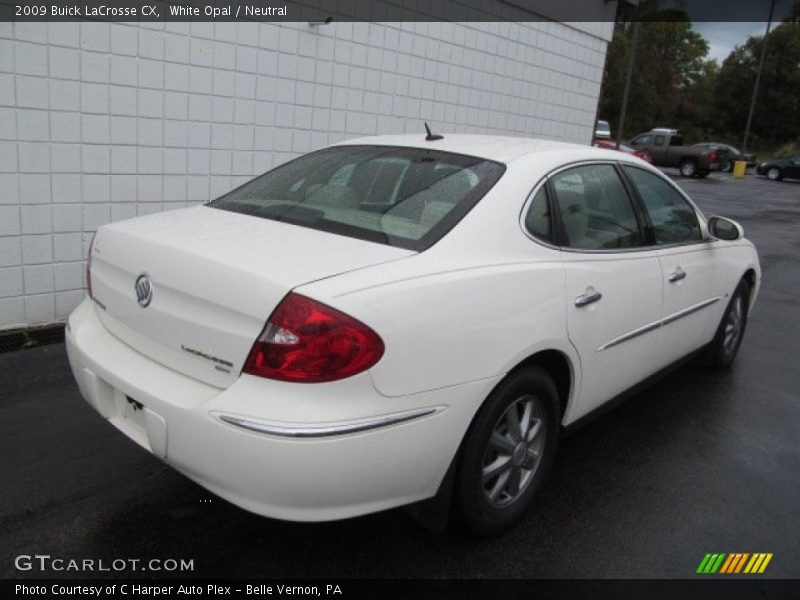 White Opal / Neutral 2009 Buick LaCrosse CX