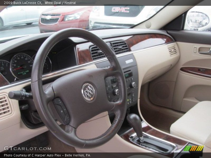 White Opal / Neutral 2009 Buick LaCrosse CX