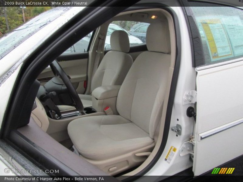 White Opal / Neutral 2009 Buick LaCrosse CX