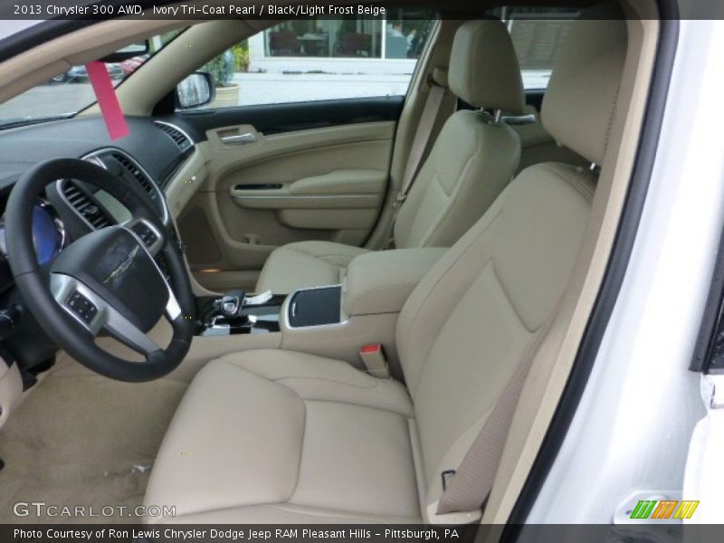  2013 300 AWD Black/Light Frost Beige Interior