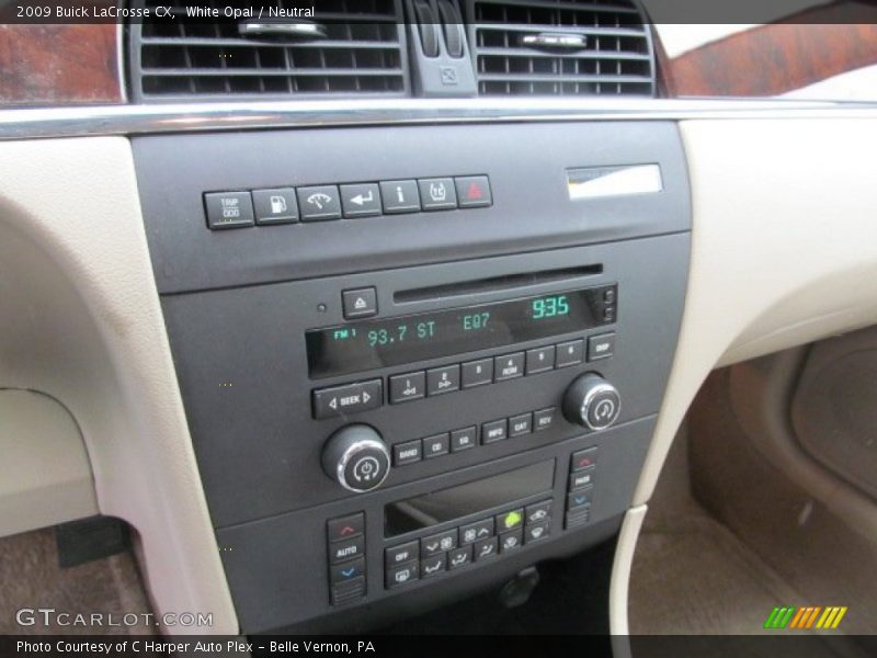 White Opal / Neutral 2009 Buick LaCrosse CX