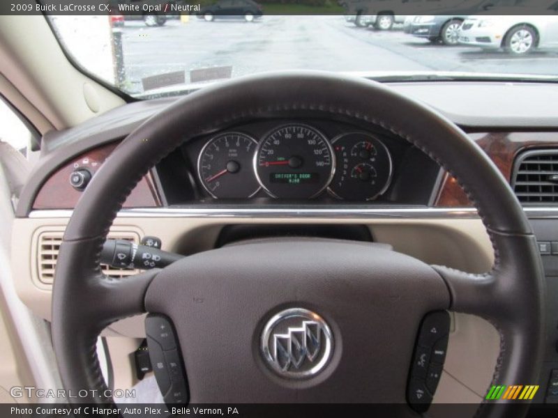 White Opal / Neutral 2009 Buick LaCrosse CX