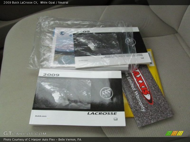 White Opal / Neutral 2009 Buick LaCrosse CX