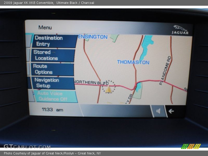 Navigation of 2009 XK XK8 Convertible