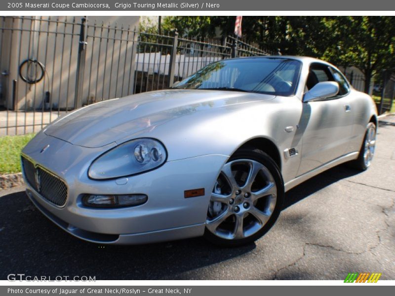 Grigio Touring Metallic (Silver) / Nero 2005 Maserati Coupe Cambiocorsa