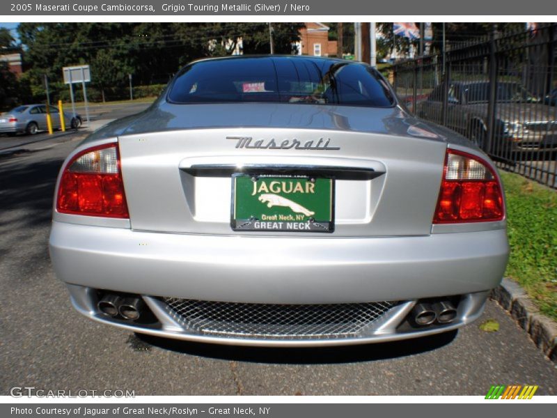Grigio Touring Metallic (Silver) / Nero 2005 Maserati Coupe Cambiocorsa