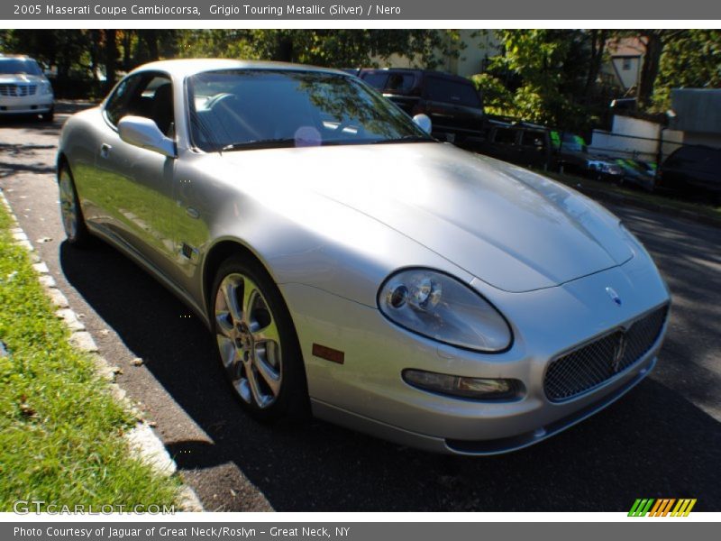 Grigio Touring Metallic (Silver) / Nero 2005 Maserati Coupe Cambiocorsa