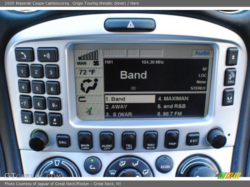 Audio System of 2005 Coupe Cambiocorsa