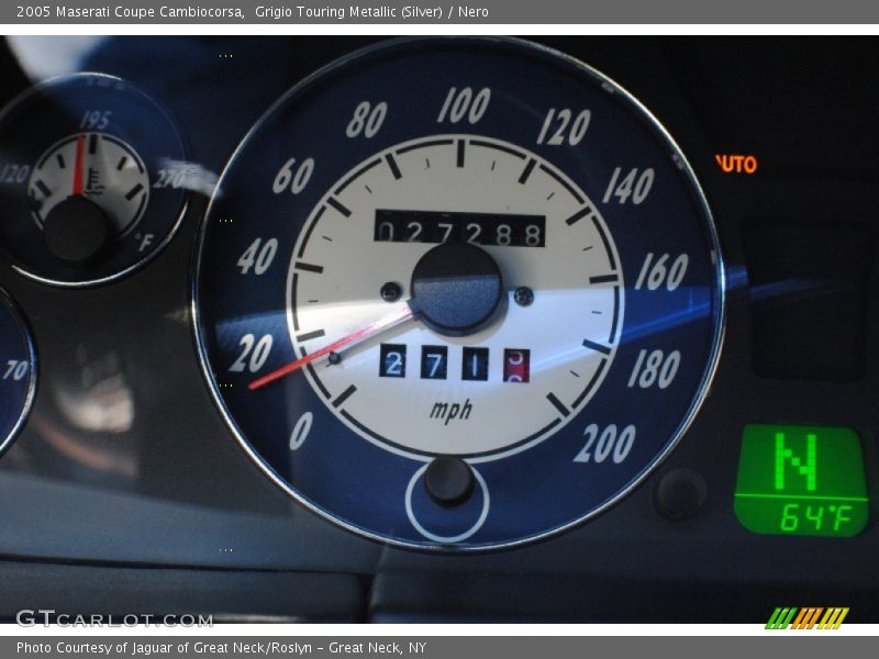 Grigio Touring Metallic (Silver) / Nero 2005 Maserati Coupe Cambiocorsa