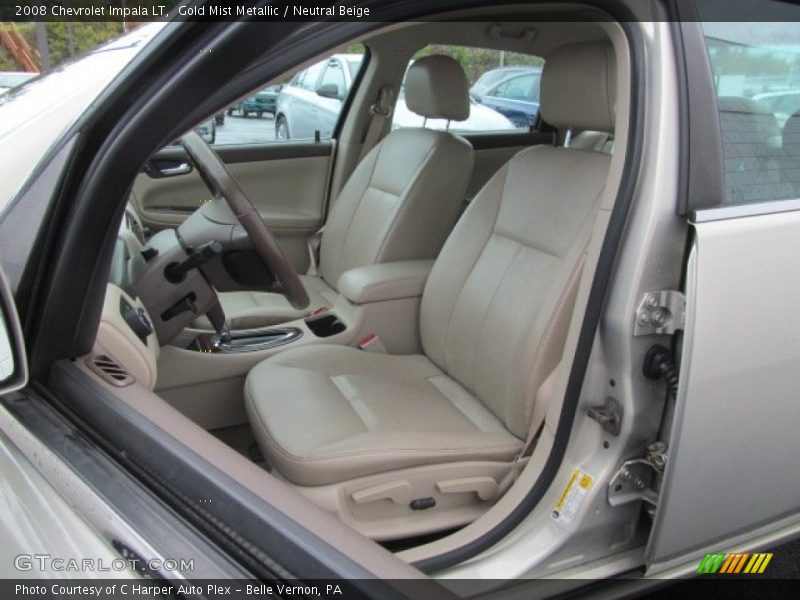 Gold Mist Metallic / Neutral Beige 2008 Chevrolet Impala LT