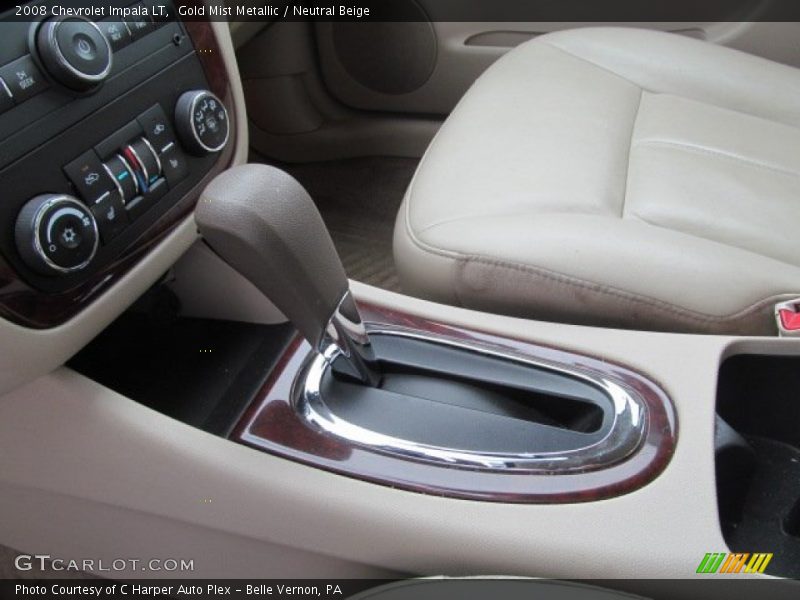 Gold Mist Metallic / Neutral Beige 2008 Chevrolet Impala LT