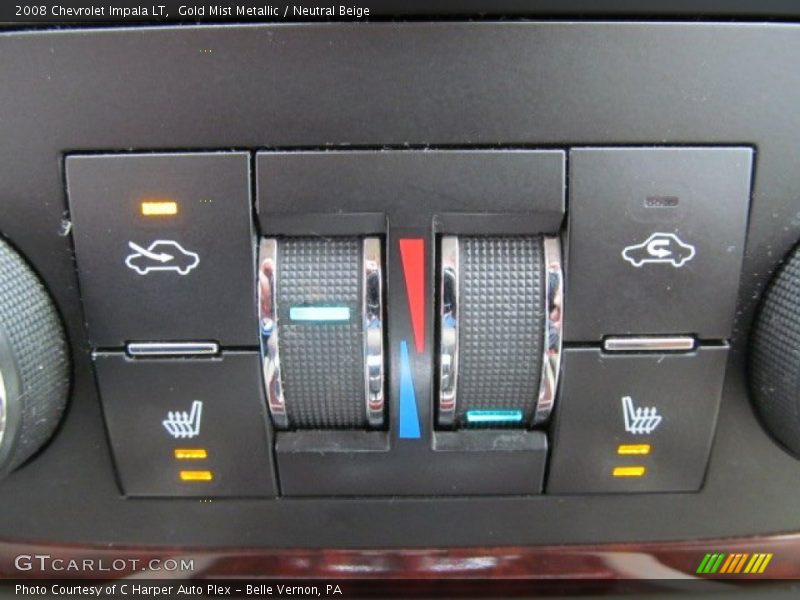 Gold Mist Metallic / Neutral Beige 2008 Chevrolet Impala LT