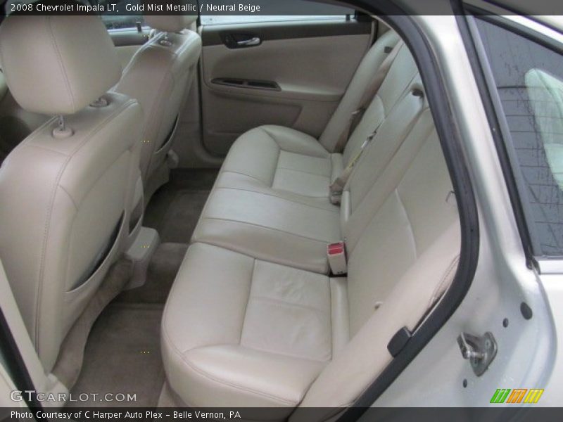 Gold Mist Metallic / Neutral Beige 2008 Chevrolet Impala LT