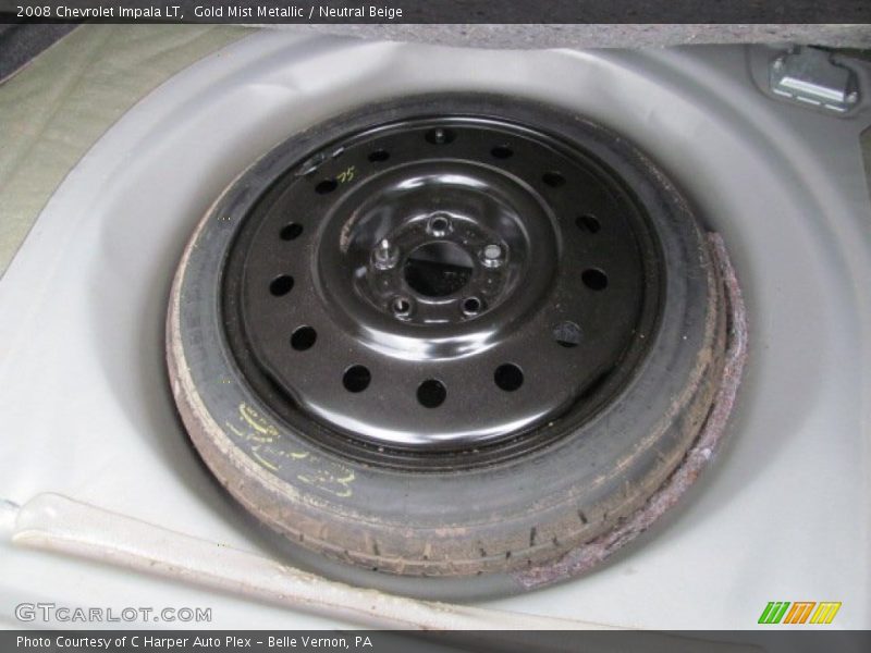 Gold Mist Metallic / Neutral Beige 2008 Chevrolet Impala LT