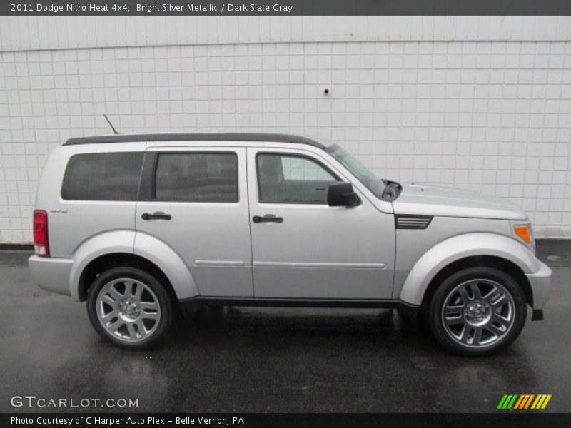 Bright Silver Metallic / Dark Slate Gray 2011 Dodge Nitro Heat 4x4