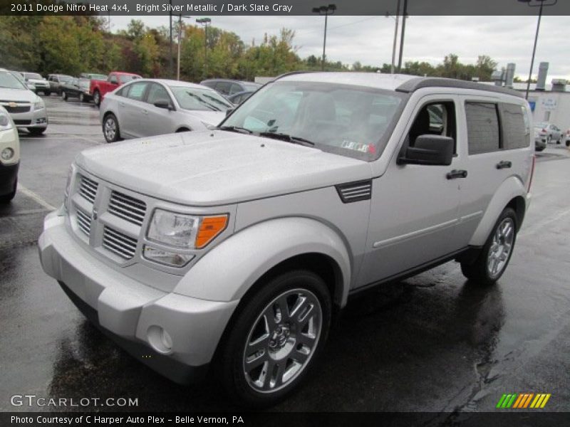 Bright Silver Metallic / Dark Slate Gray 2011 Dodge Nitro Heat 4x4