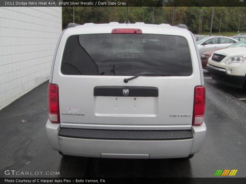 Bright Silver Metallic / Dark Slate Gray 2011 Dodge Nitro Heat 4x4
