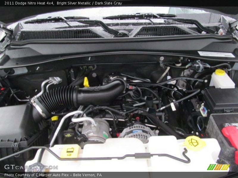 Bright Silver Metallic / Dark Slate Gray 2011 Dodge Nitro Heat 4x4