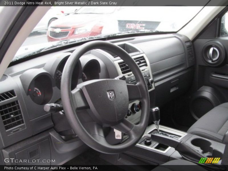 Bright Silver Metallic / Dark Slate Gray 2011 Dodge Nitro Heat 4x4