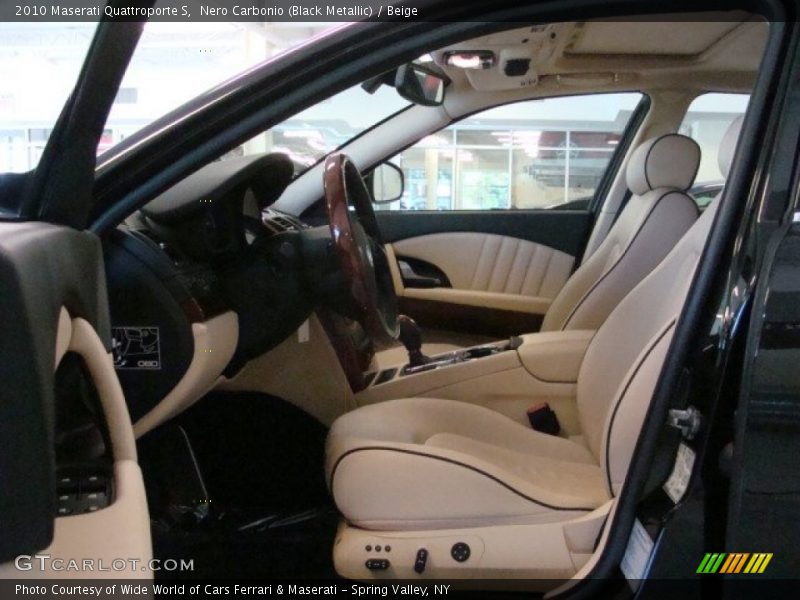 Nero Carbonio (Black Metallic) / Beige 2010 Maserati Quattroporte S