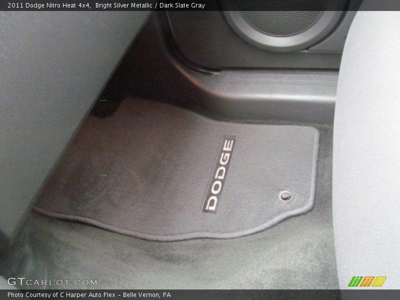 Bright Silver Metallic / Dark Slate Gray 2011 Dodge Nitro Heat 4x4