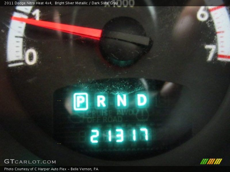Bright Silver Metallic / Dark Slate Gray 2011 Dodge Nitro Heat 4x4