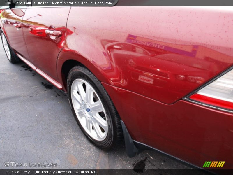 Merlot Metallic / Medium Light Stone 2008 Ford Taurus Limited