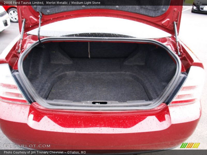 Merlot Metallic / Medium Light Stone 2008 Ford Taurus Limited
