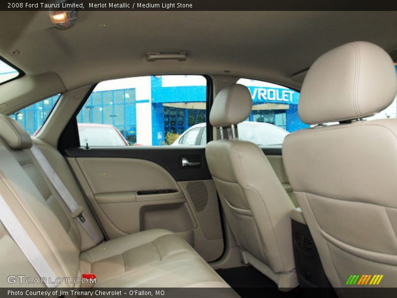 Merlot Metallic / Medium Light Stone 2008 Ford Taurus Limited