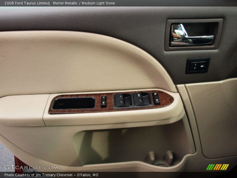 Merlot Metallic / Medium Light Stone 2008 Ford Taurus Limited