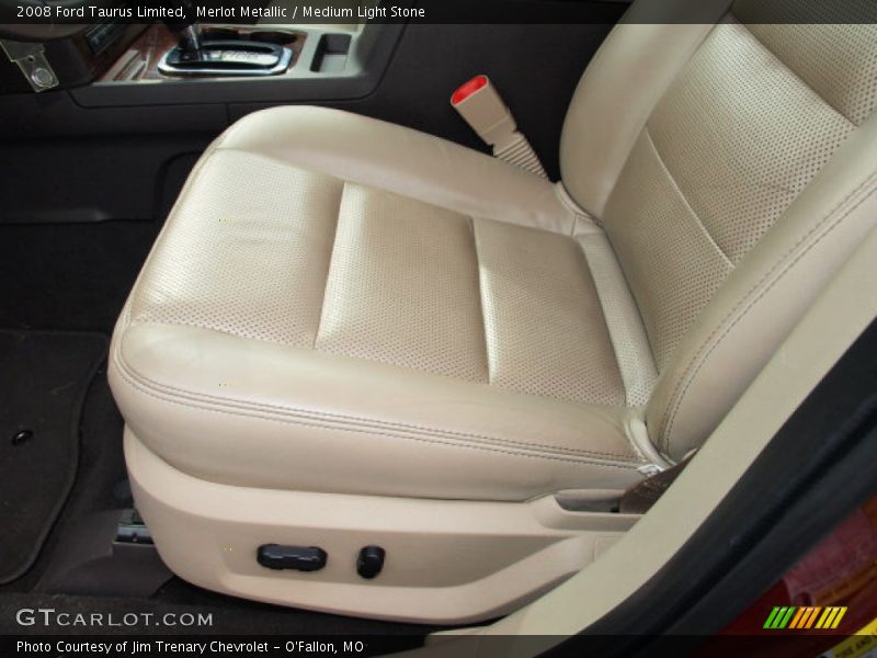 Merlot Metallic / Medium Light Stone 2008 Ford Taurus Limited