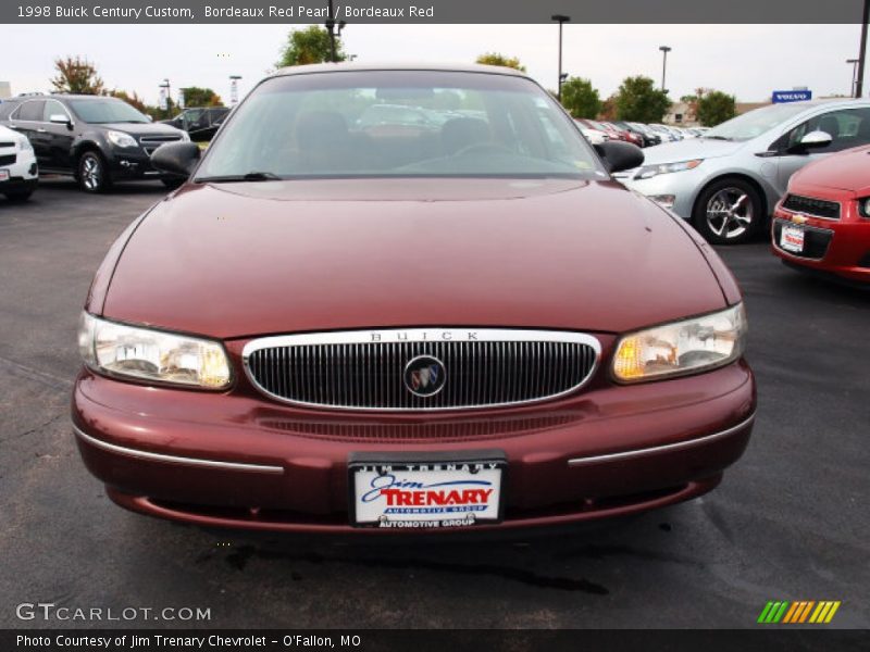 Bordeaux Red Pearl / Bordeaux Red 1998 Buick Century Custom