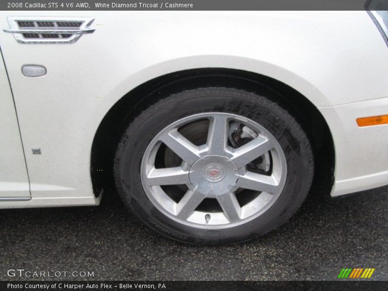 White Diamond Tricoat / Cashmere 2008 Cadillac STS 4 V6 AWD
