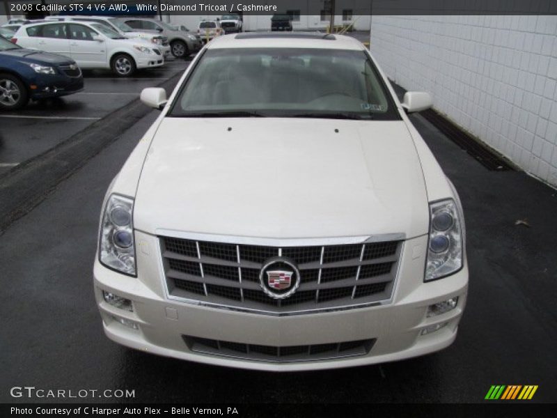 White Diamond Tricoat / Cashmere 2008 Cadillac STS 4 V6 AWD
