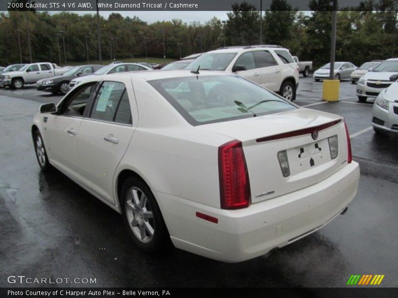 White Diamond Tricoat / Cashmere 2008 Cadillac STS 4 V6 AWD