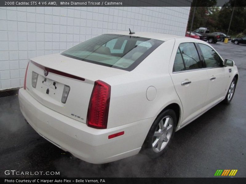 White Diamond Tricoat / Cashmere 2008 Cadillac STS 4 V6 AWD